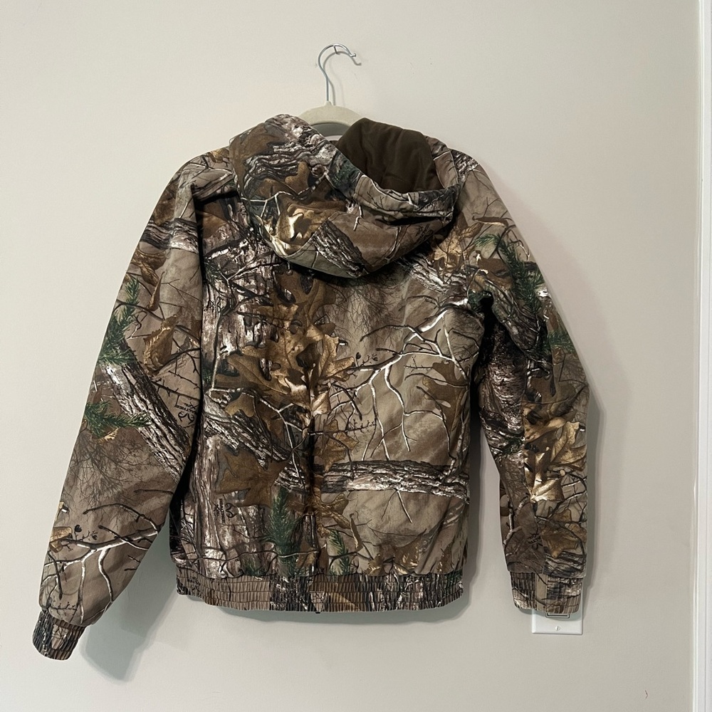 Women’s Hunting Camouflage Hooded Jacket Gander Mountain Guide Series Realtree - Picture 9 of 10